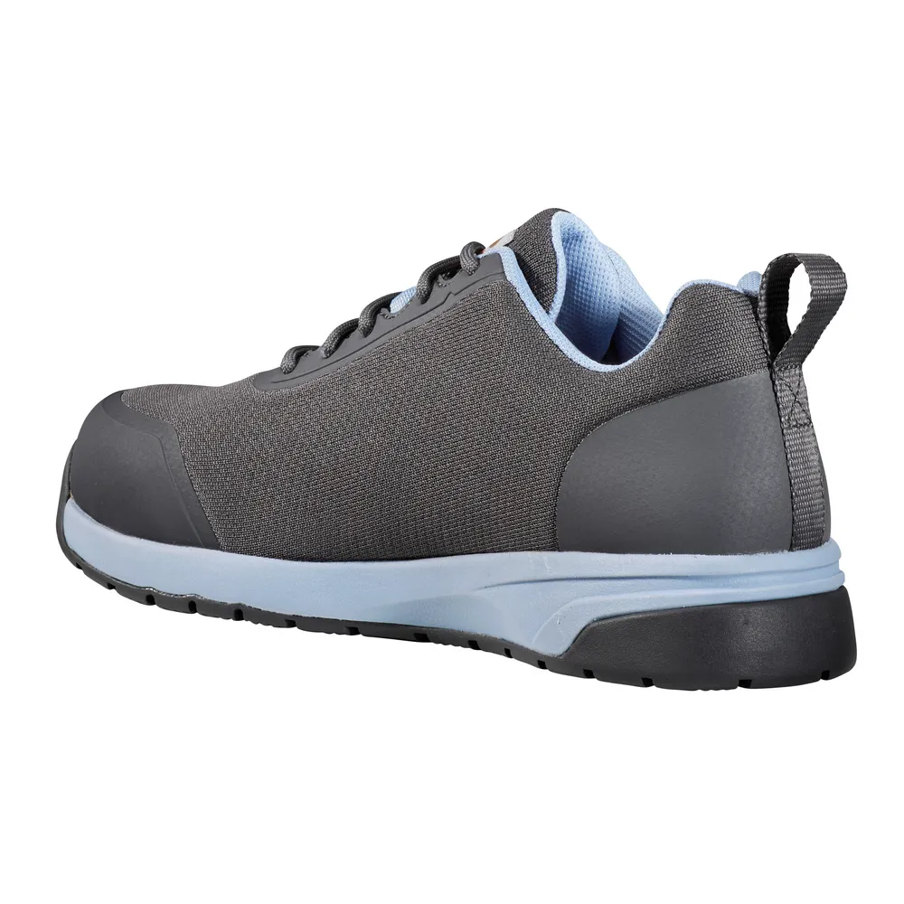 FORCE 3-INCH EH NANO TOE WORK SHOE - CHR-Charcoal/Powder Blue | Carhartt FA3482-W