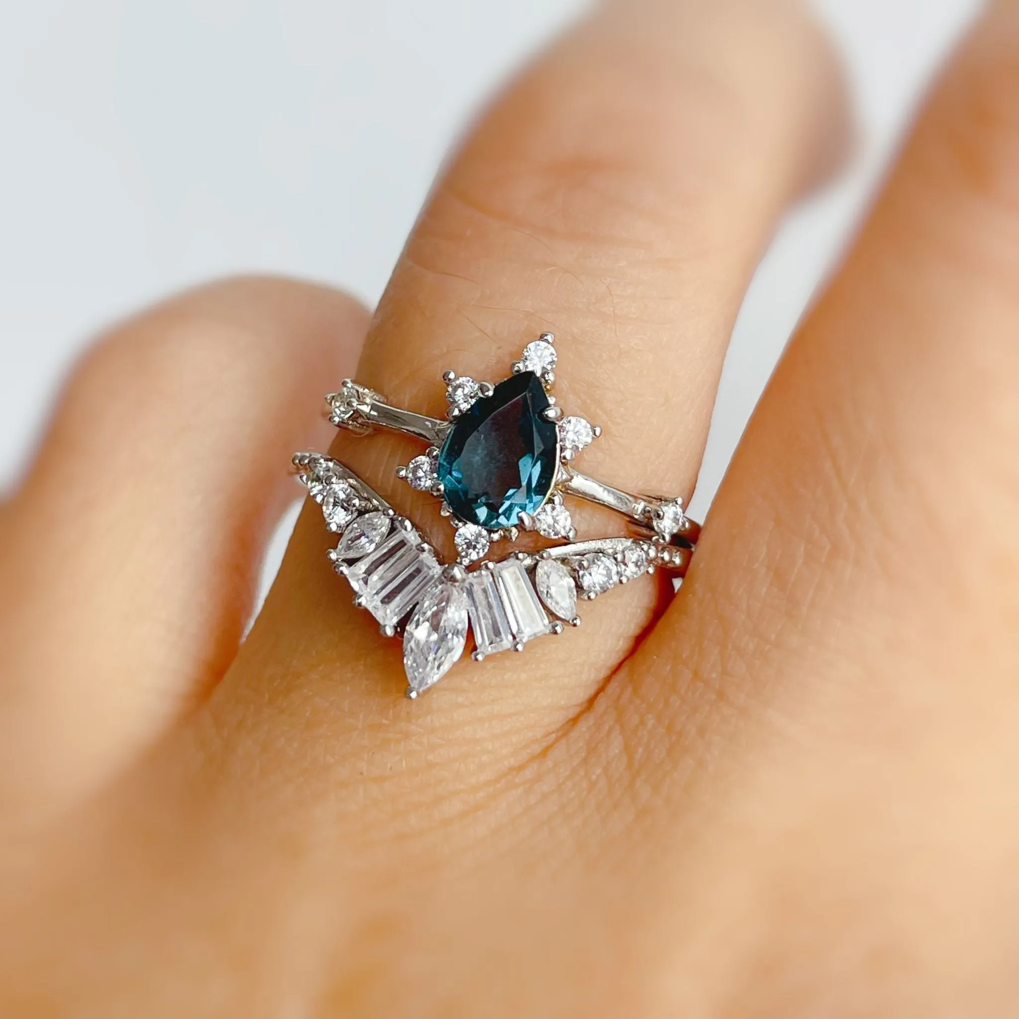 Gaia London Blue Topaz Ring