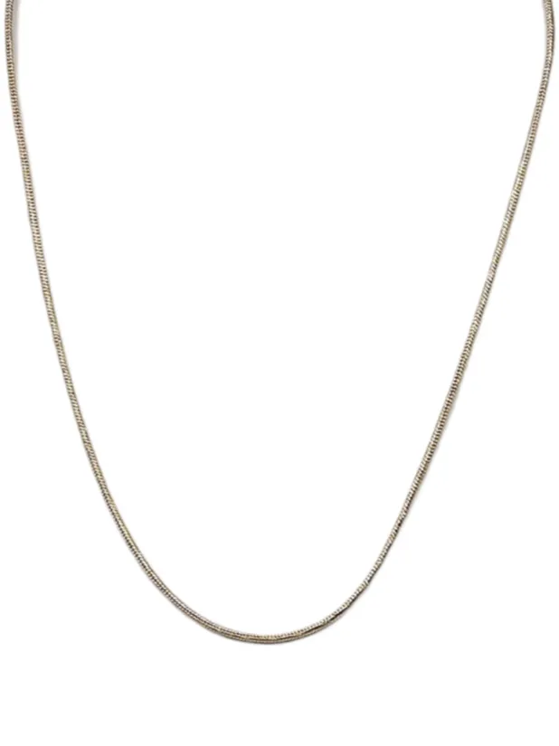 Gold Snake Twisted Necklaces 1.7MM