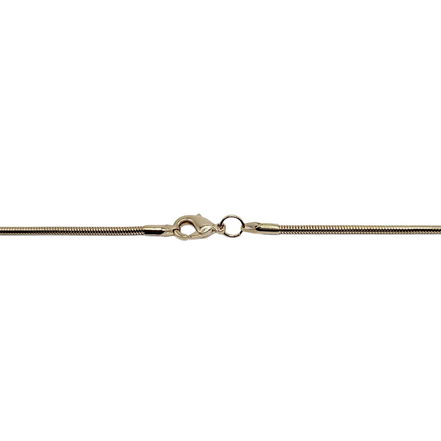 Gold Snake Twisted Necklaces 1.7MM