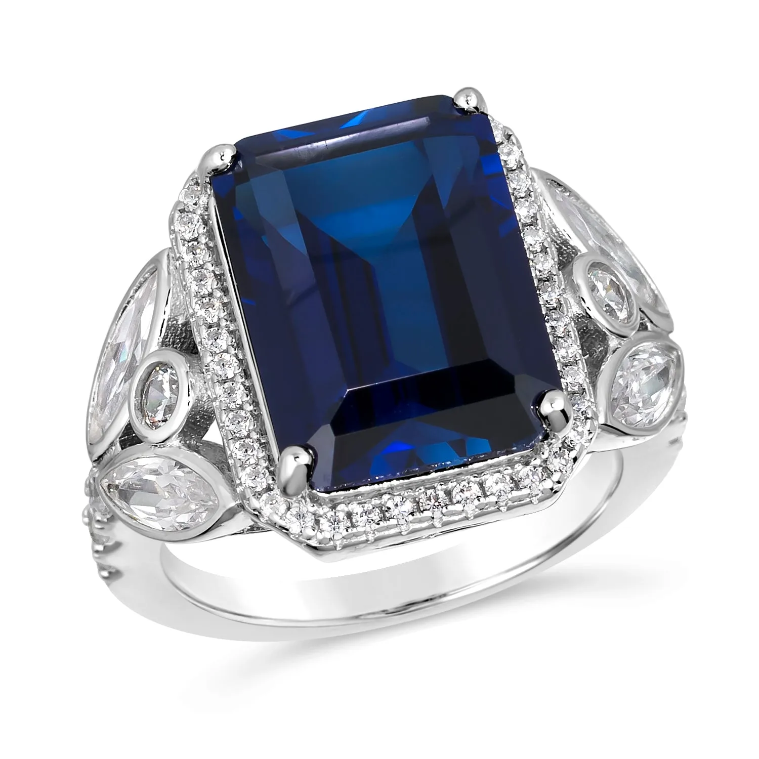 Grace 07 Sapphire Blue Ring