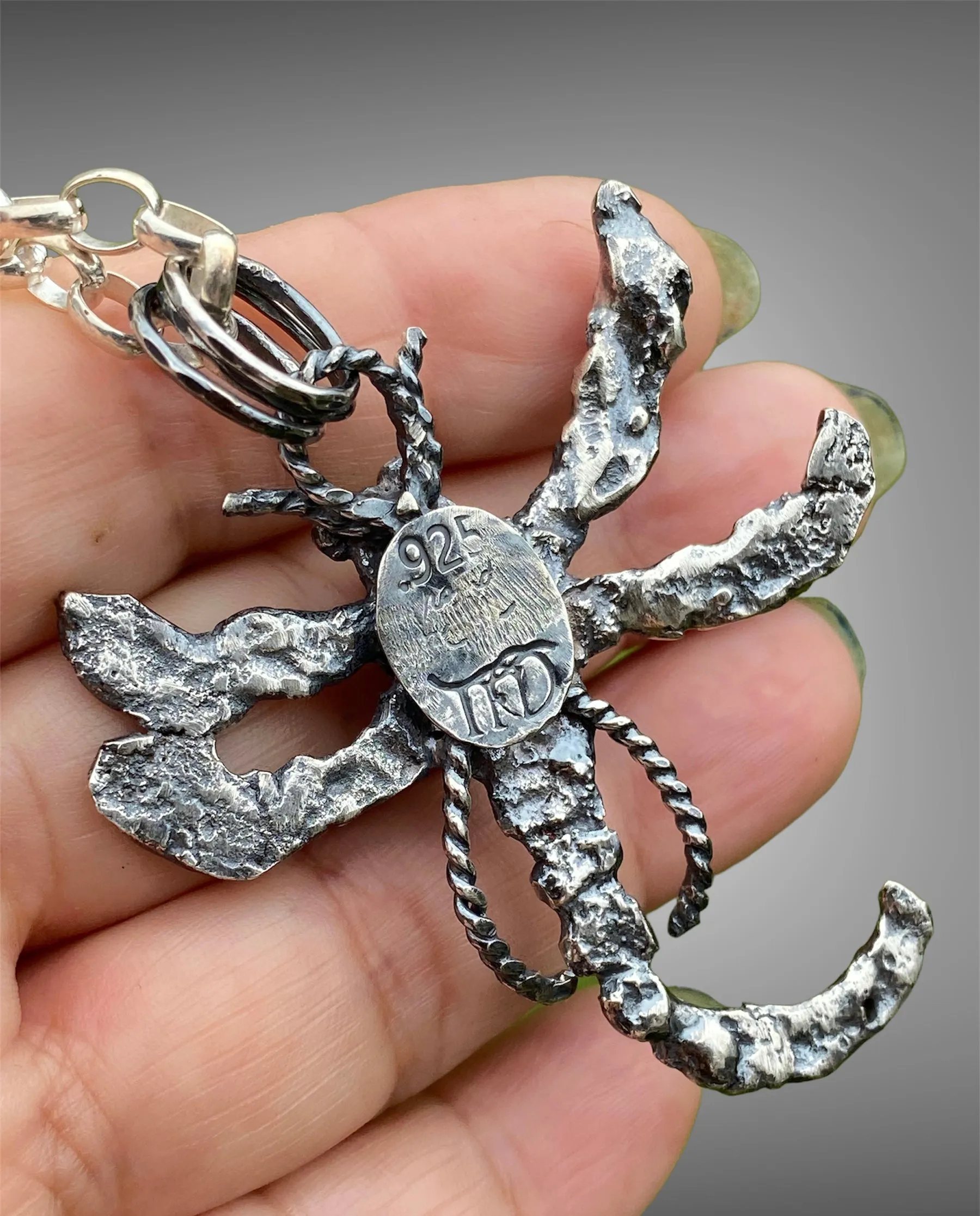 Handcrafted Artisan Dragonfly Pendant