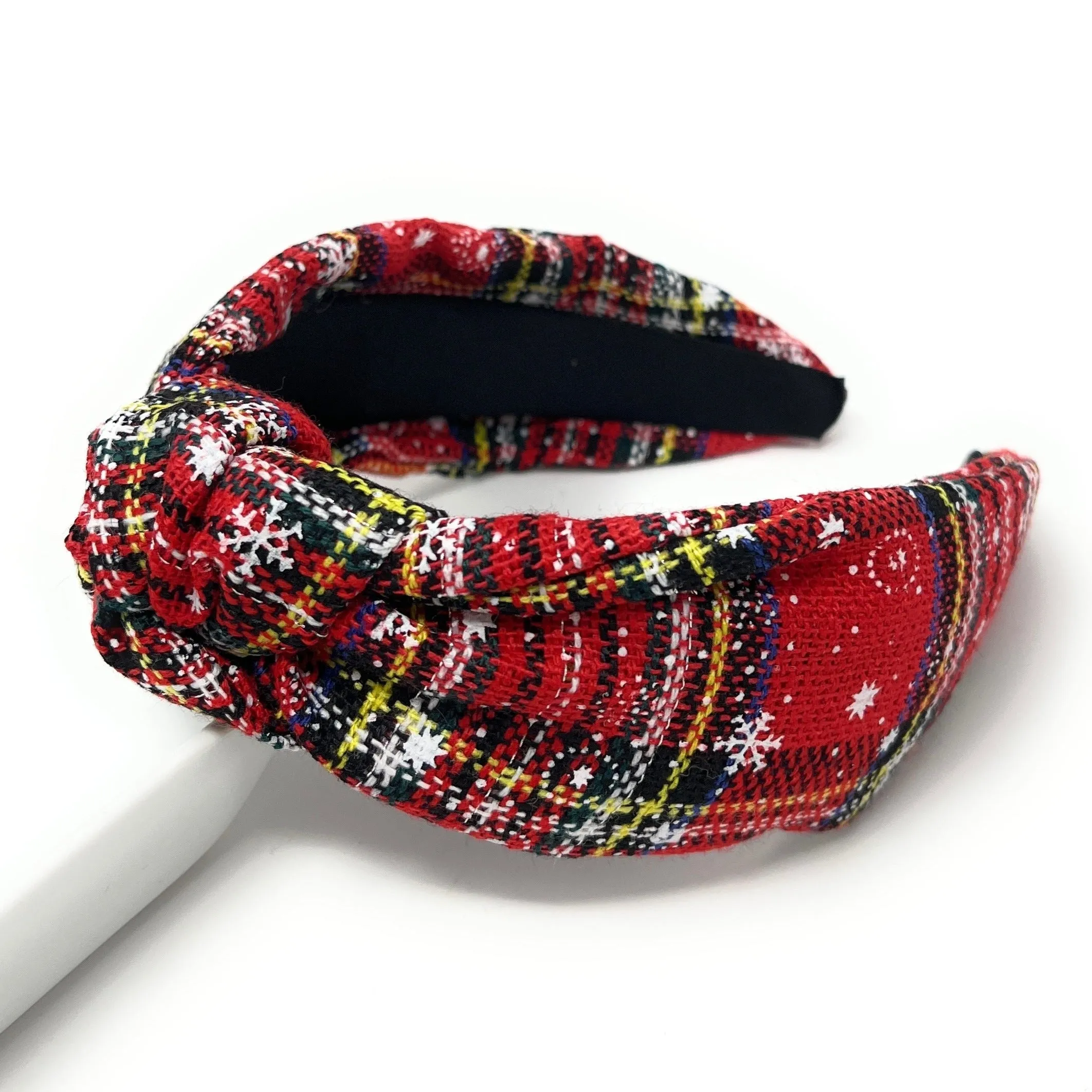Holiday Lane Plaid Knot Headband