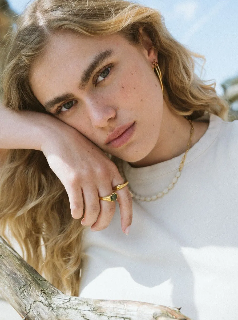 Jazzy Ring Gold Peridot