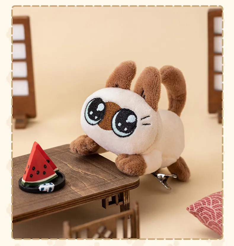Kawaii Cute Siamese Cat Hair Clip