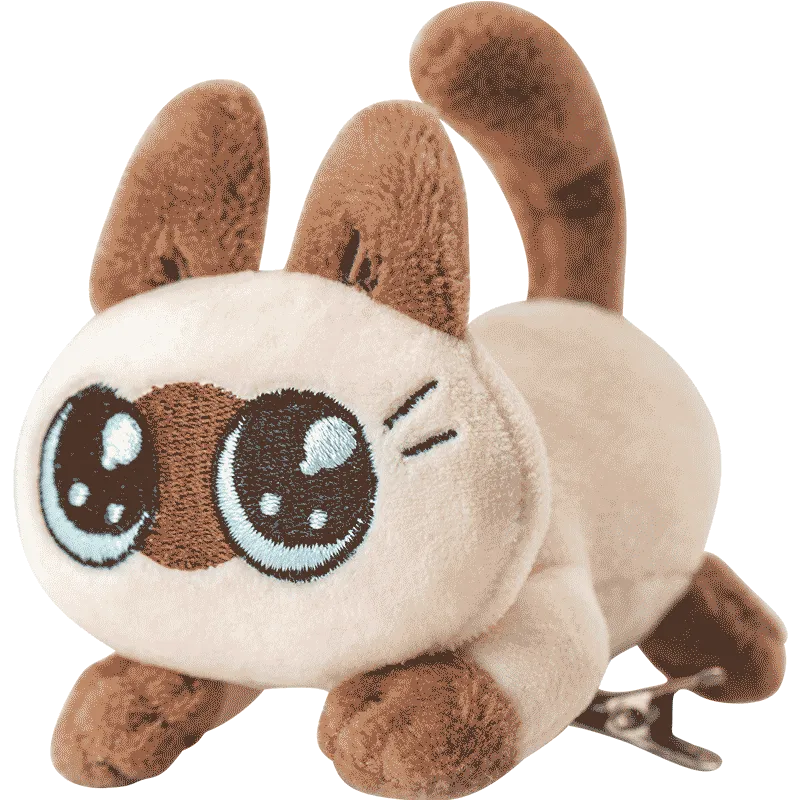 Kawaii Cute Siamese Cat Hair Clip