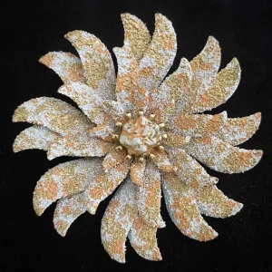 Late 40s/ Early 50s Coro Flower Brooch