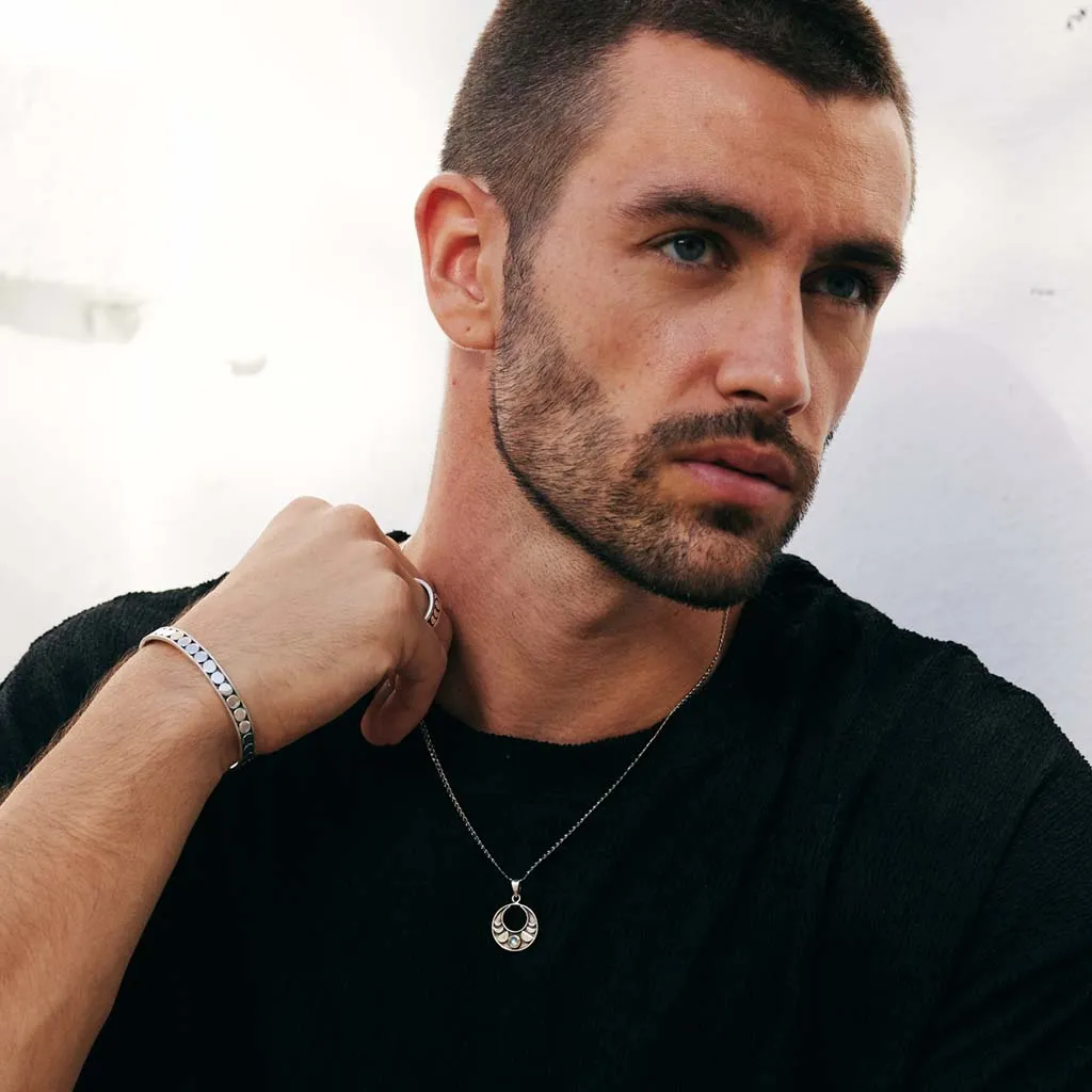 Moon Phase Men's Necklace