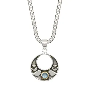 Moon Phase Men's Necklace