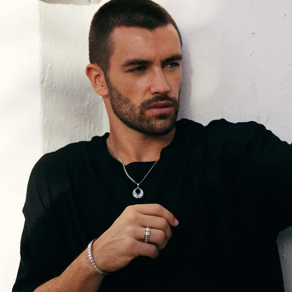 Moon Phase Men's Necklace