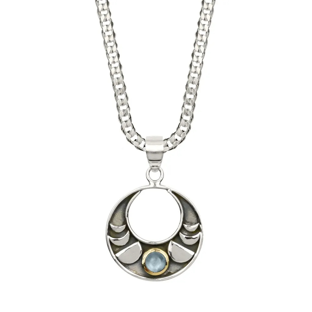 Moon Phase Men's Necklace