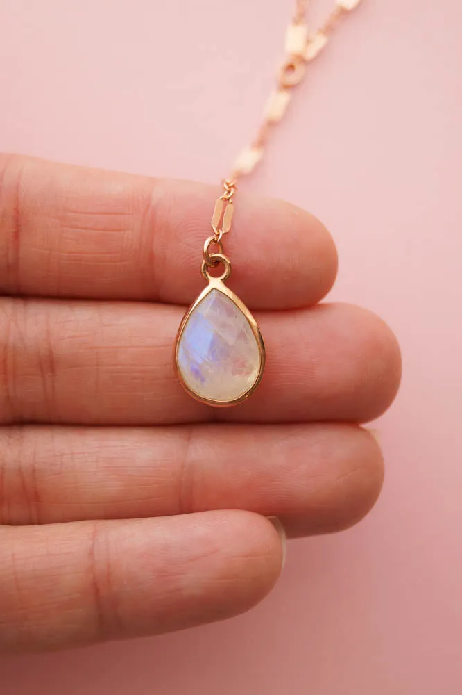 Moonbeam Y Necklace