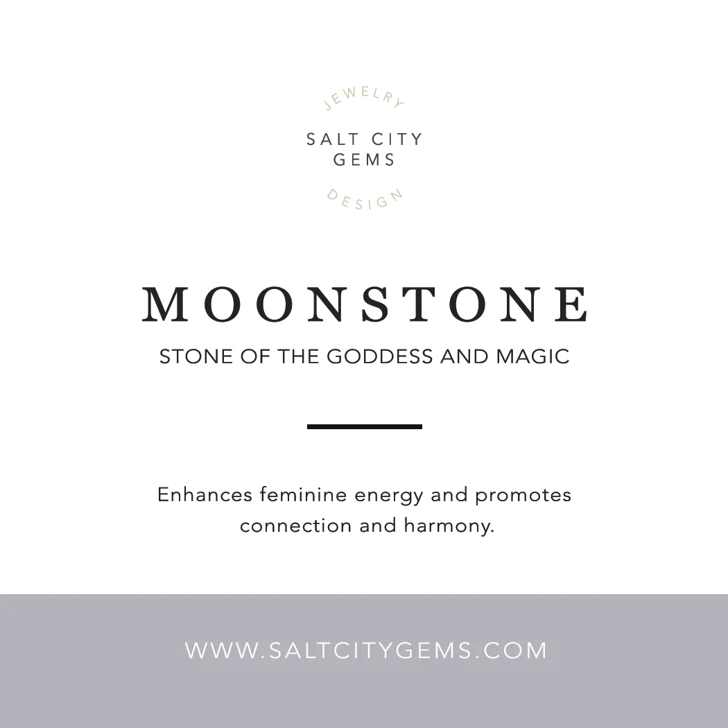 Moonstone Bar Necklace