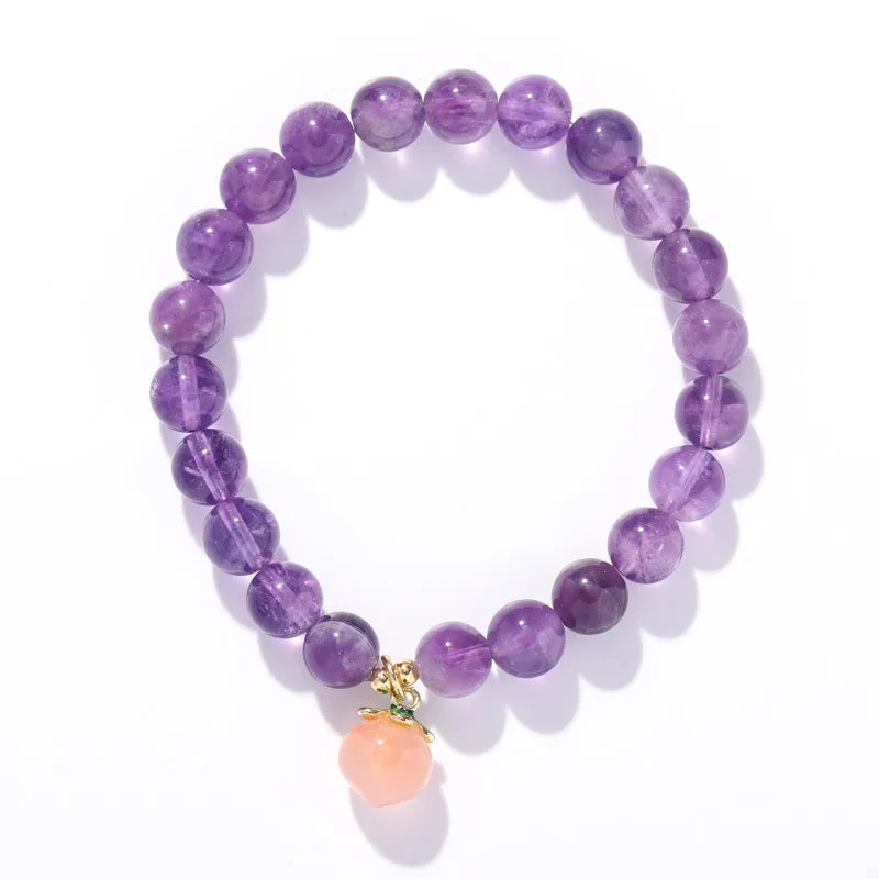 Natural Amethyst Bracelet