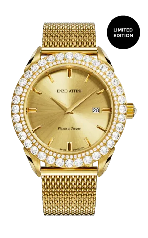 NEW Piazza di Spagna - Mesh Strap / Swiss Movement.