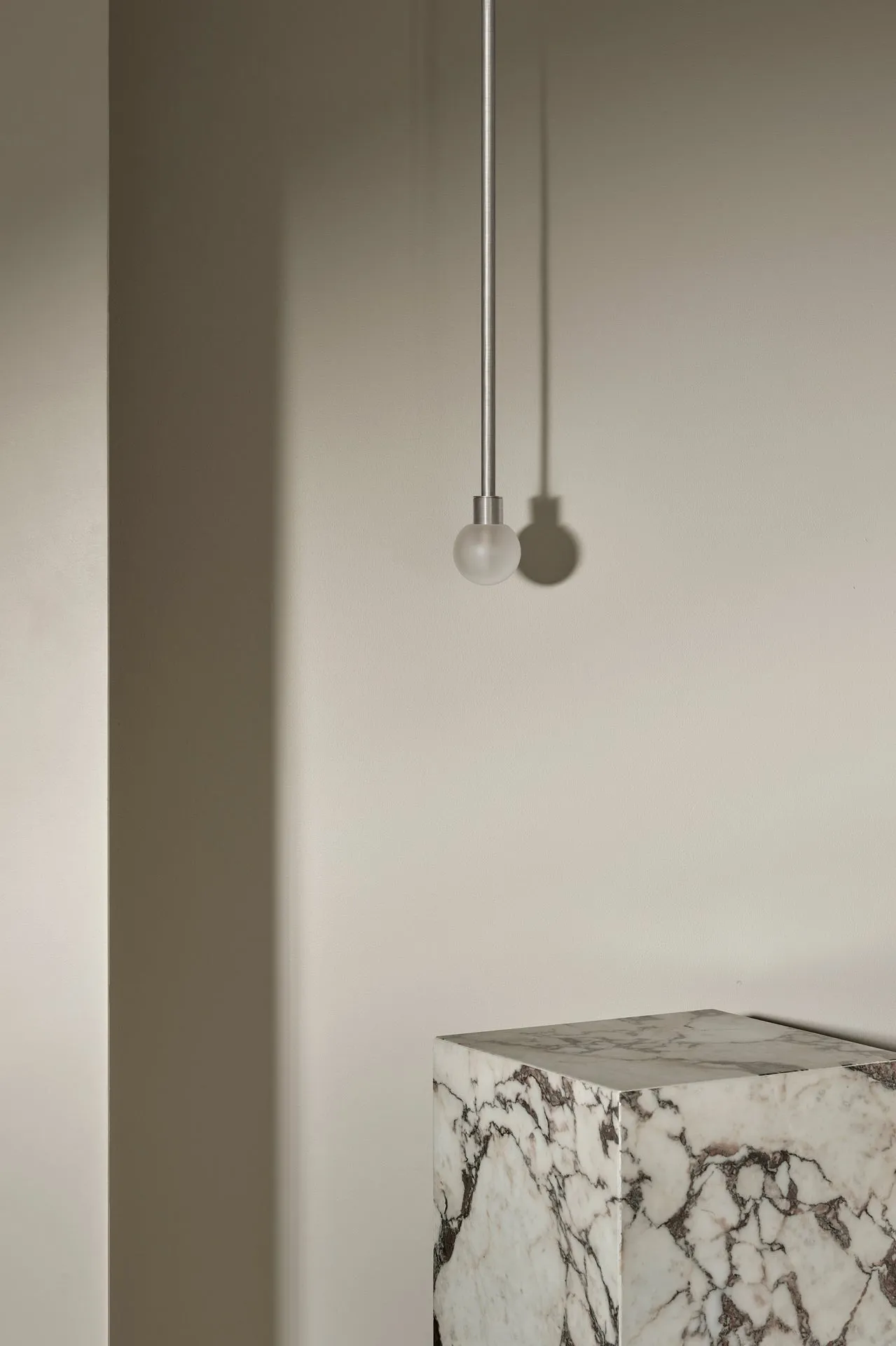 Orb Pendant Light, Mini - Solid Rod