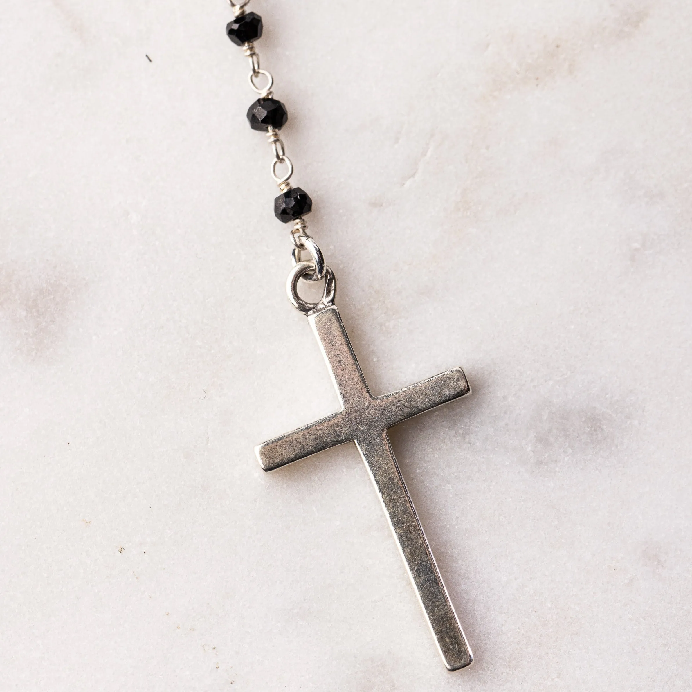 Our Lady of Prompt Succor New Orleans Gemstone Rosary Signature Necklace