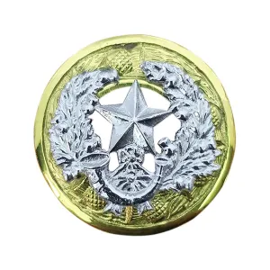 Plaid Brooch Cameronians Scottish Rifle 26th And 90th Regiment