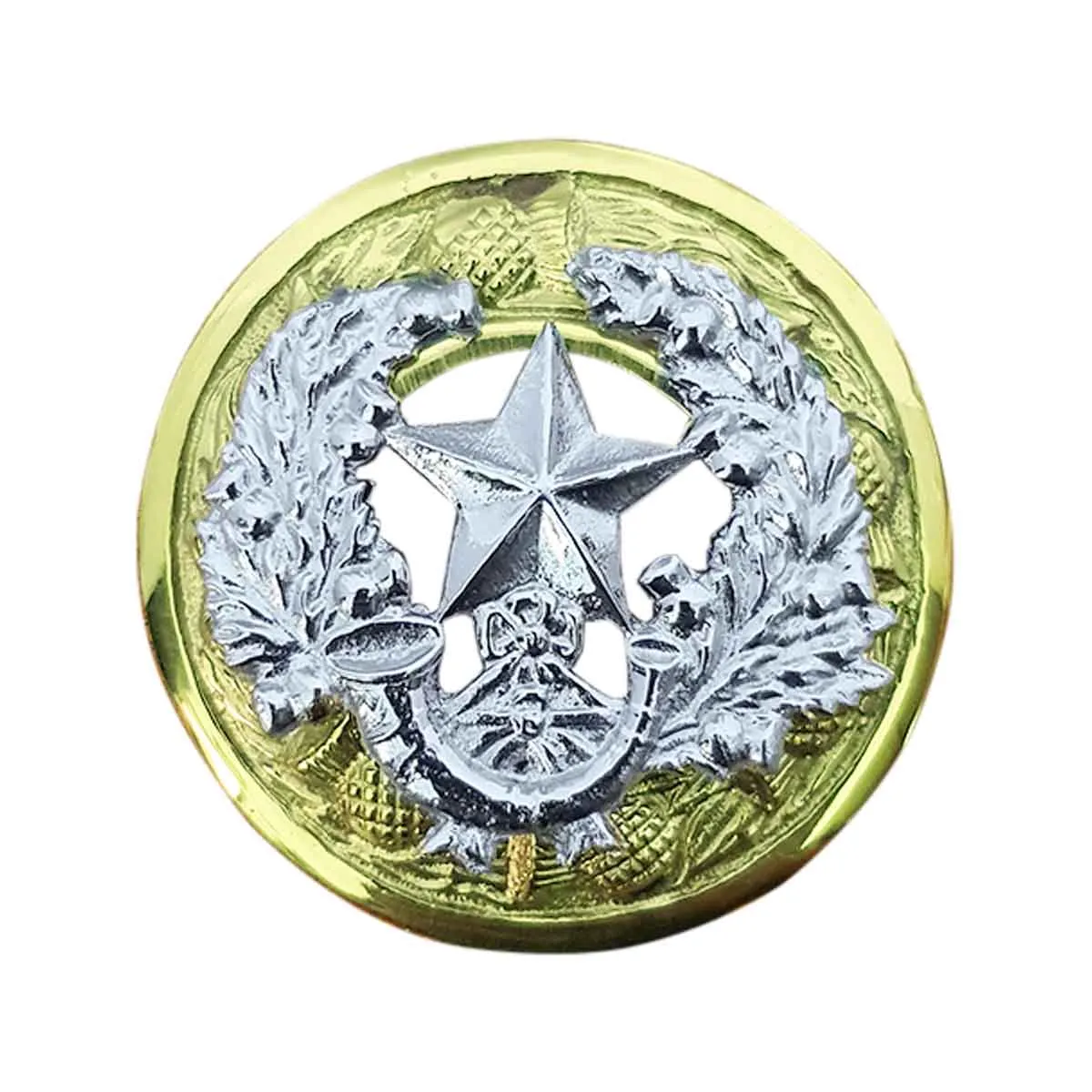 Plaid Brooch Cameronians Scottish Rifle 26th And 90th Regiment