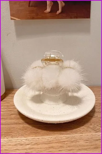 Plush Claw Hairpin