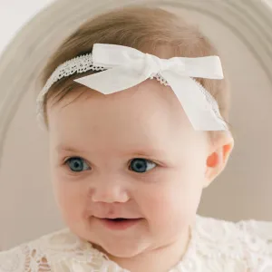 Poppy Christening Headband