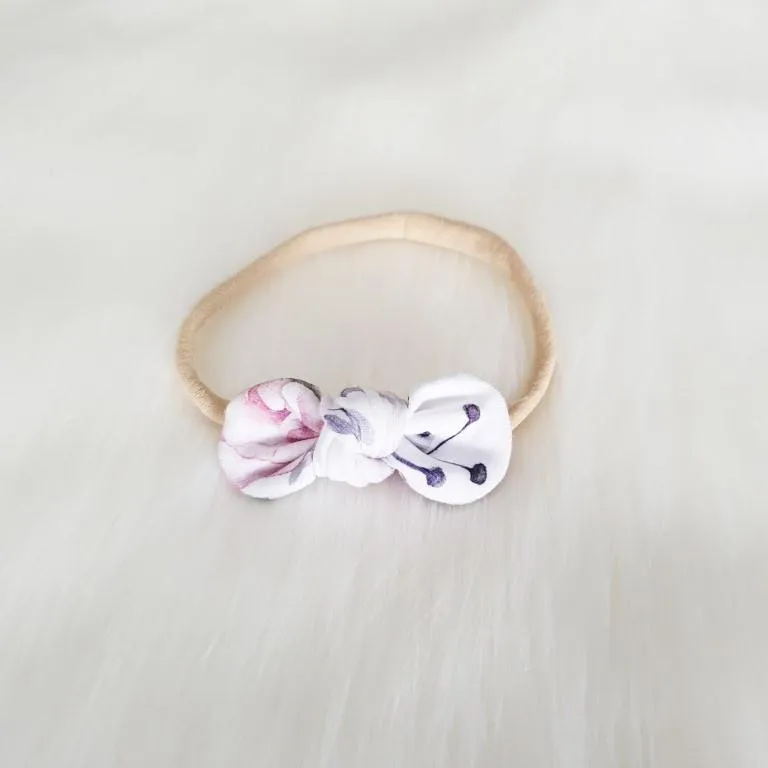 Poppy Mini Bow Headband