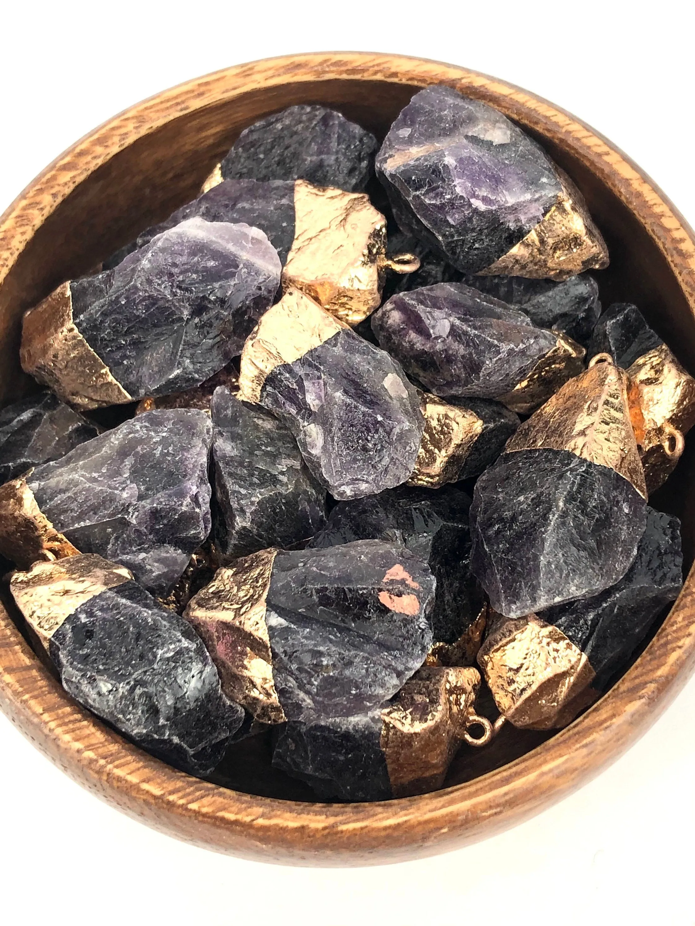 Purple Quartz  W/Gold Plating Sku#Q07