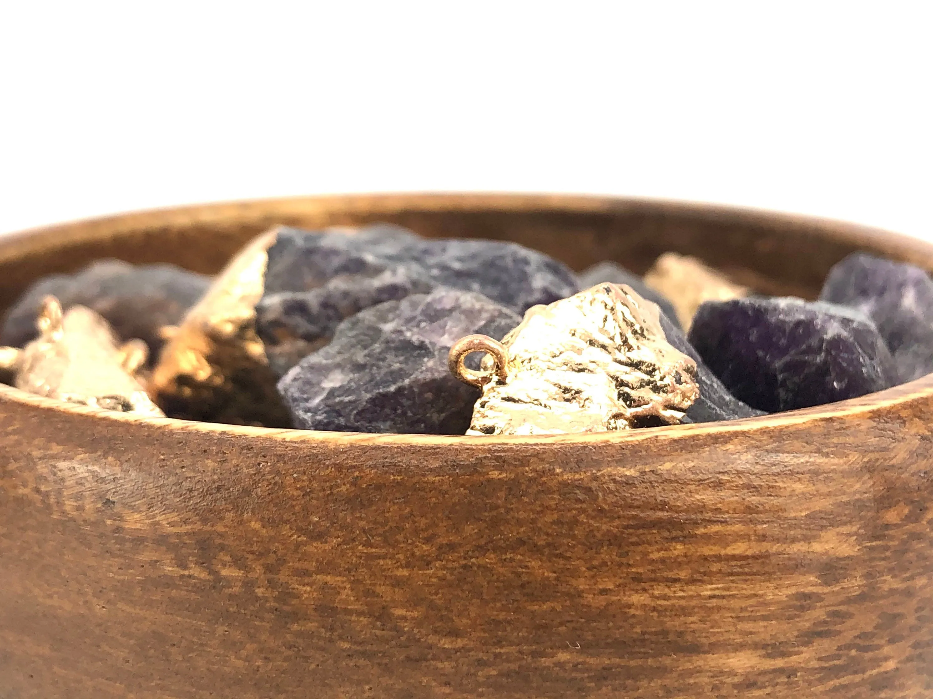 Purple Quartz  W/Gold Plating Sku#Q07