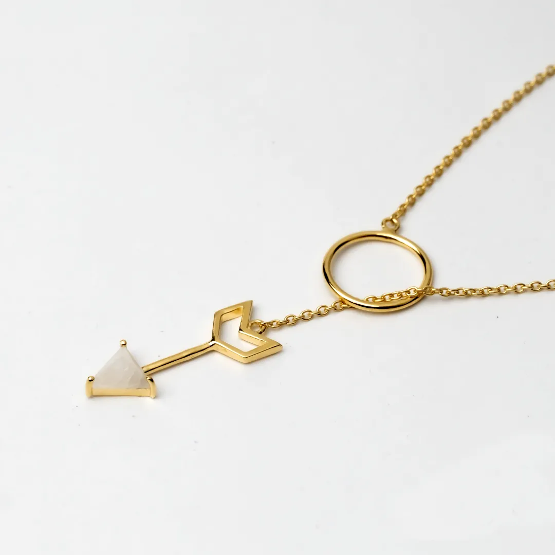 Rainbow Moonstone 925 Sterling Silver Necklace