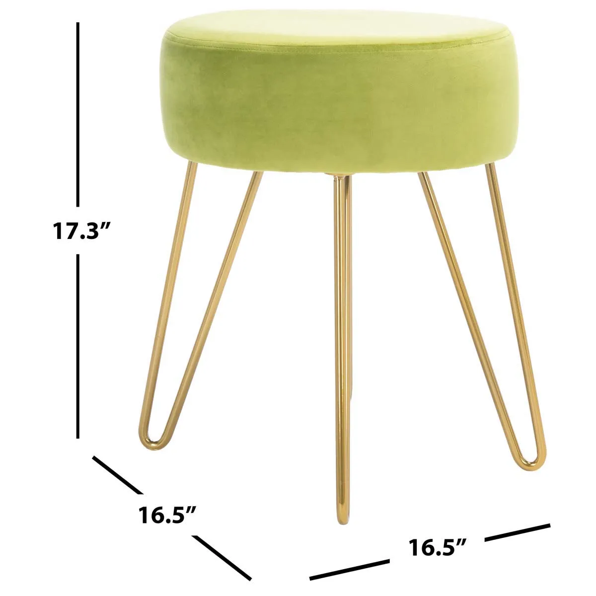 Safavieh Abrea Round Ottoman , OTT7500