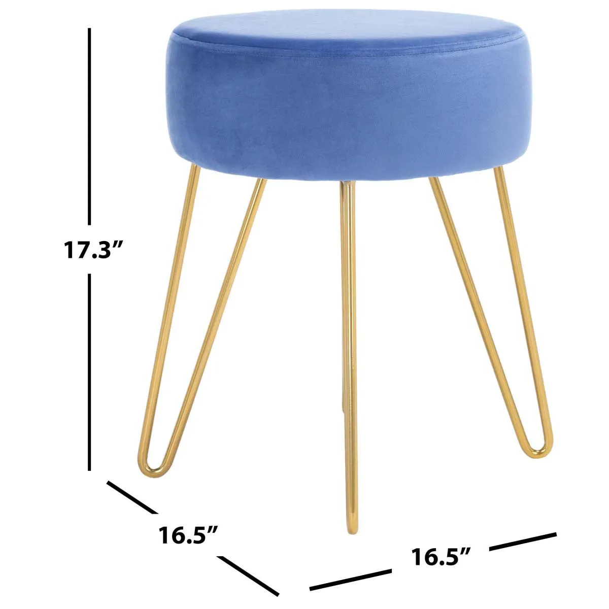 Safavieh Abrea Round Ottoman , OTT7500