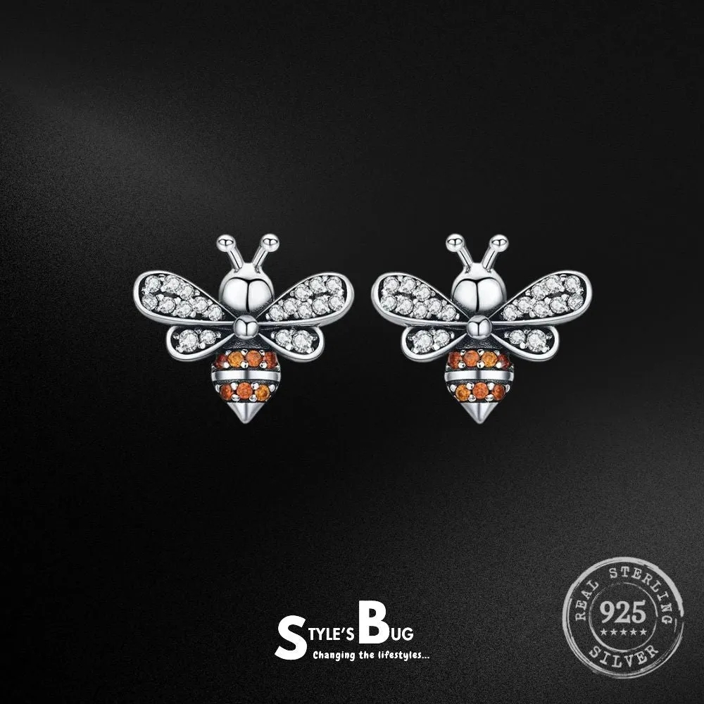 Silver Bee Jewelry Set