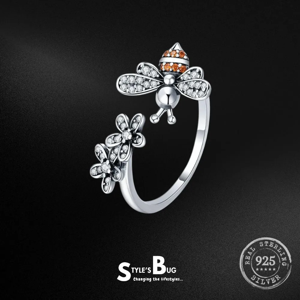 Silver Bee Jewelry Set
