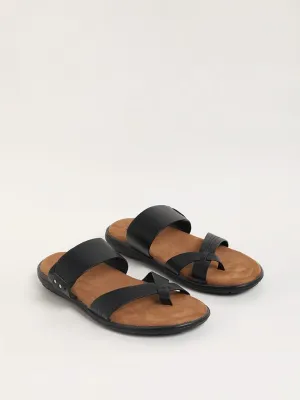 SOLEPLAY Black Strappy Sandals
