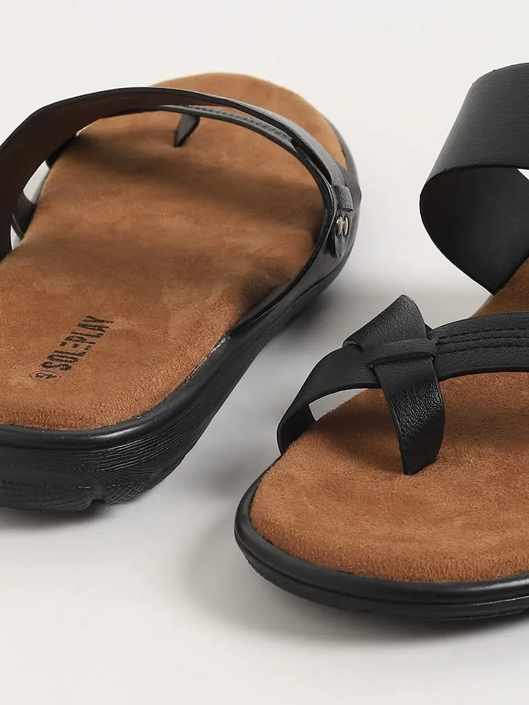 SOLEPLAY Black Strappy Sandals