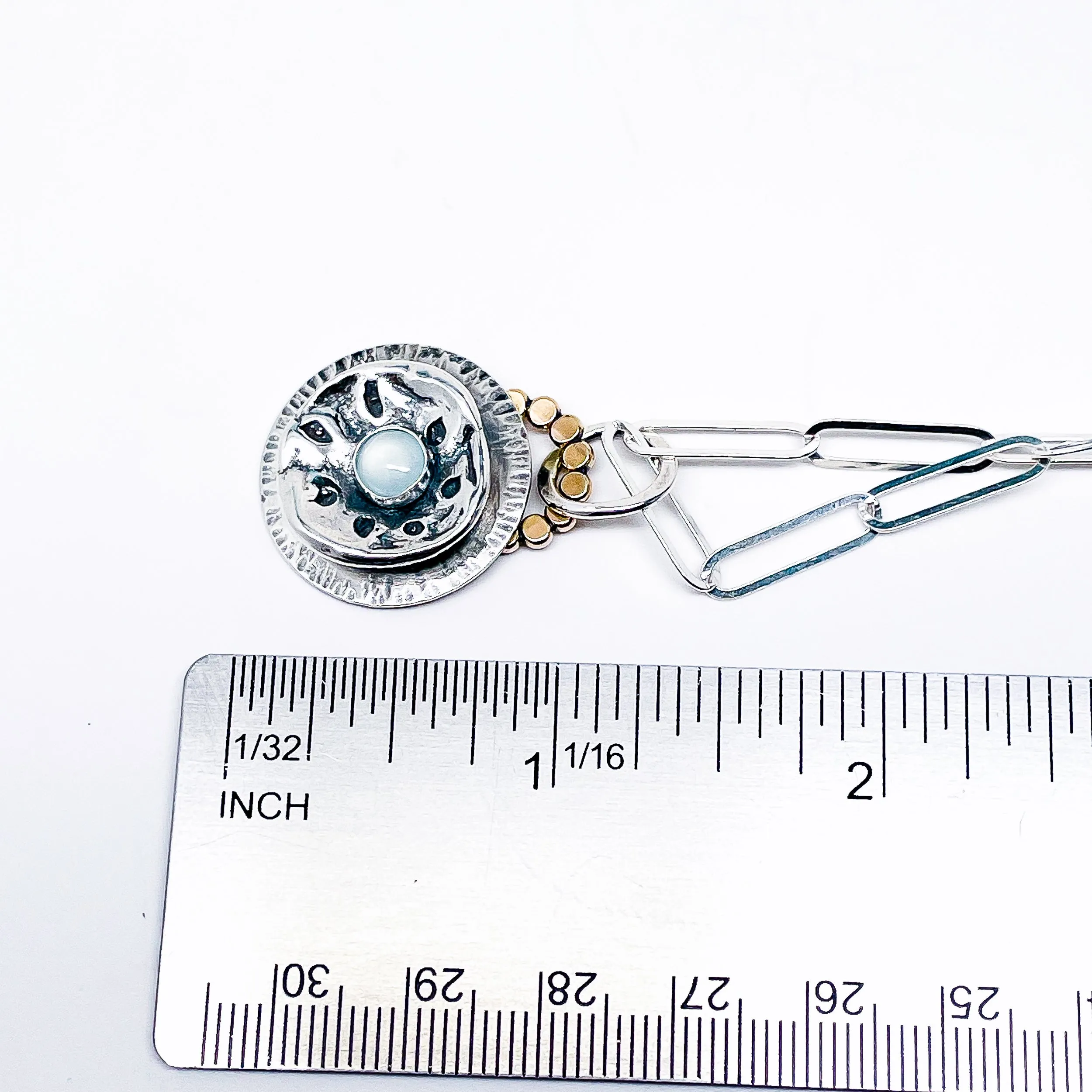 Sterling Silver Lotus Pod Necklace