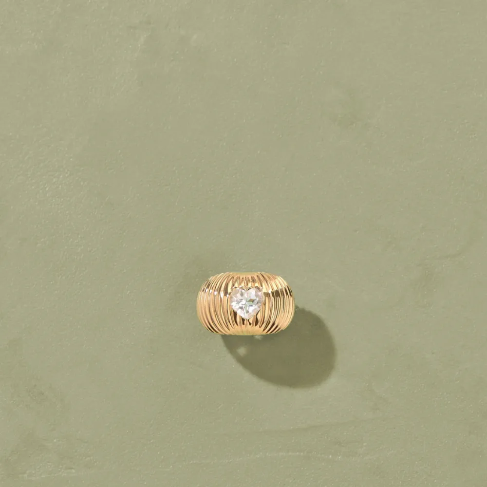Tityaravy Prema Ring - White Topaz