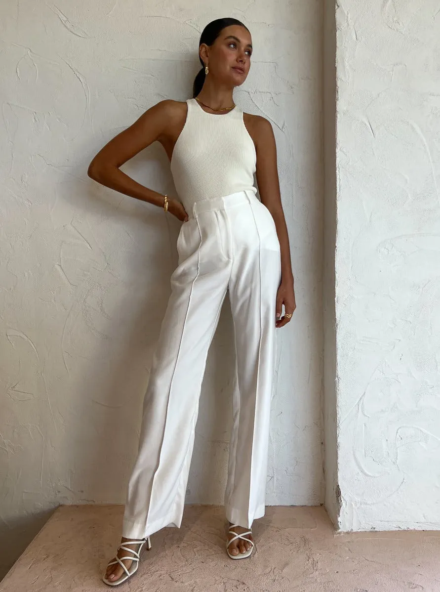 Viktoria & Woods Bramwell Pant in Ivory
