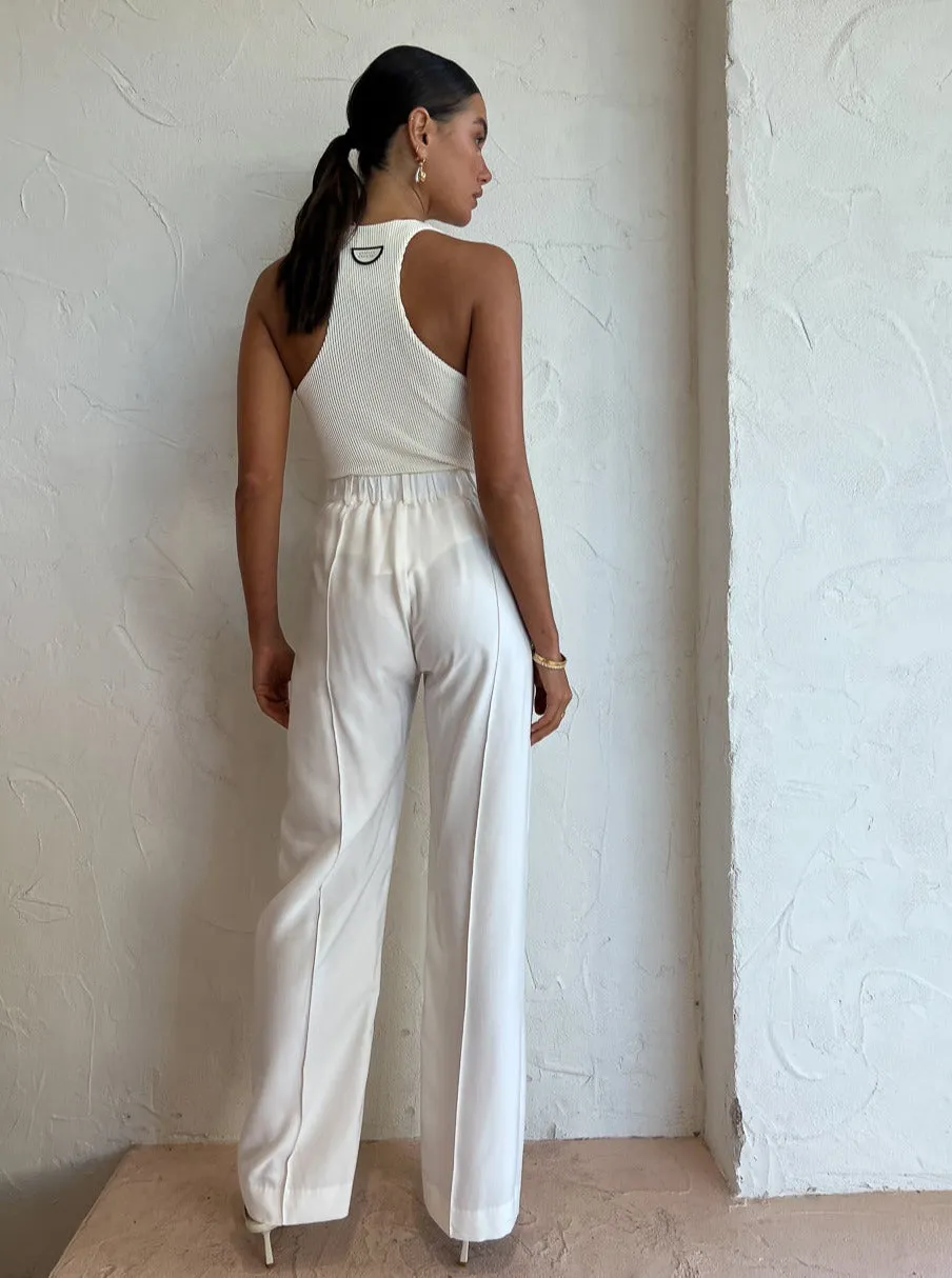 Viktoria & Woods Bramwell Pant in Ivory