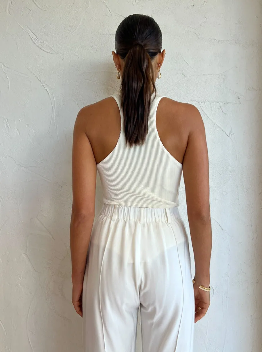 Viktoria & Woods Bramwell Pant in Ivory