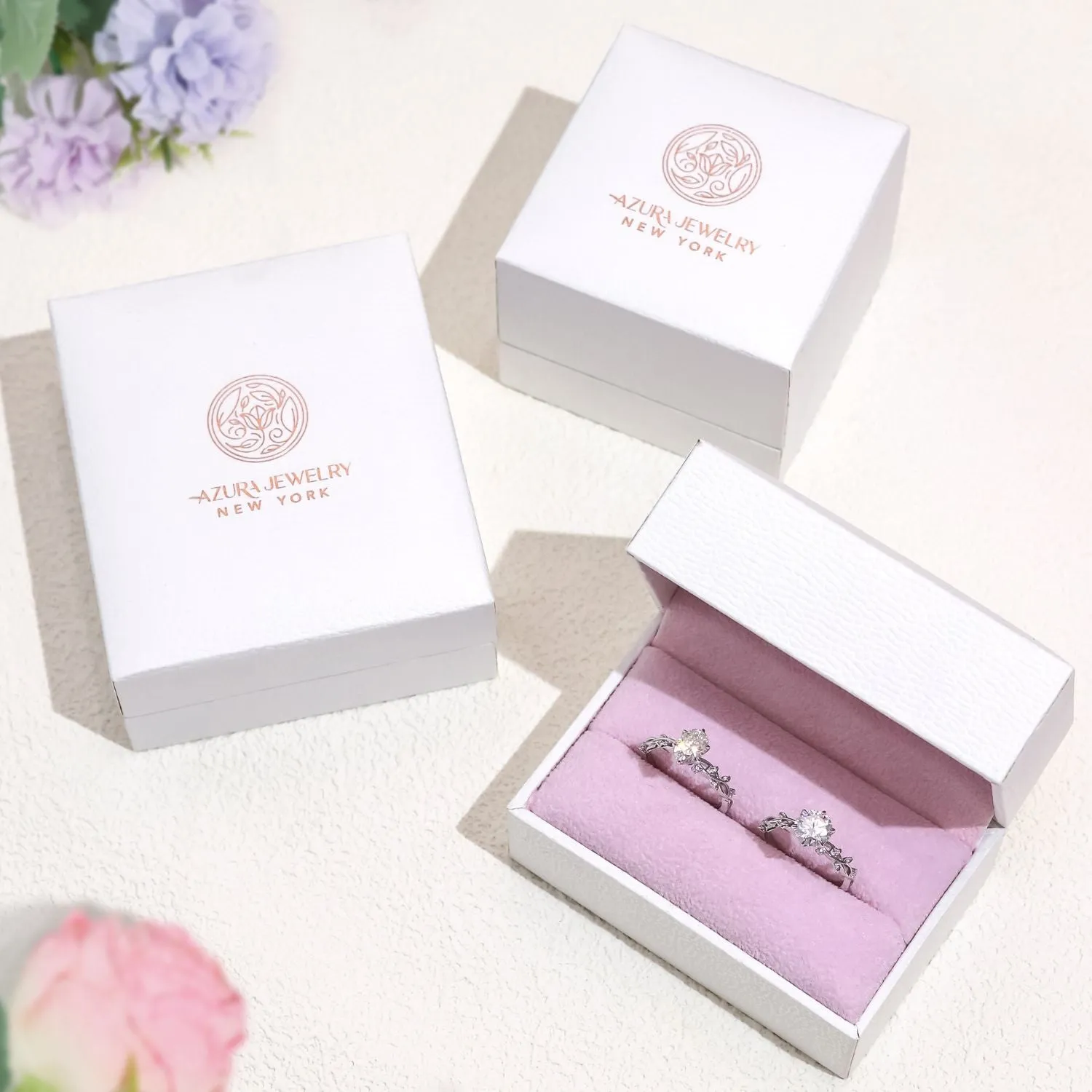 White Topaz Celestial Ring (Yellow Gold)
