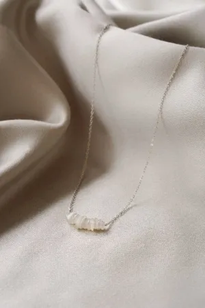 Xander Kostroma - 925 Sterling Silver Moonstone Necklace - Ideal for Women- Enhances Intuition and Healing - Handcrafted Elegance for Daily Wear - 42cm   Extension - Perfect Gift for Creativity and Style